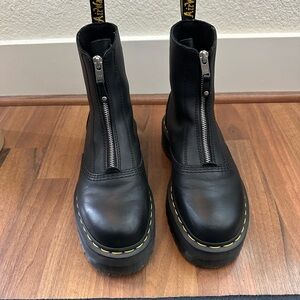 Dr. Martens Black Jetta Zipper Boots